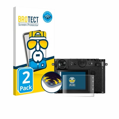 BROTECT - Screenprotector voor Fujifilm GFX 100RF - Folie Beschermfolie transparant volledig dekking - 2 Stuks