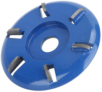 Allecto - Houten Snijdisk - Hoekslijper - 9 cm Cirkelzaagblad met 6