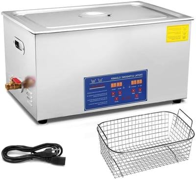 Ultrasoon reiniger - Reinigingsapparaat - Snel reinigen - Met verwarming - 30L capaciteit - Zilver