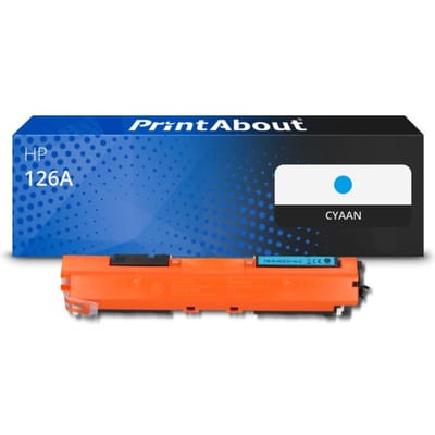 PrintAbout huismerk Toner 126A (CE311A) Cyaan Geschikt voor HP