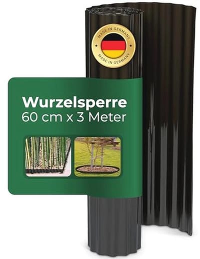 Wortelblokkering voor Bamboe en Planten - 3,5 x 0,60 m, Onkruidbarrière en Wortelstop