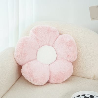 Bloedkussen - Decoratief Sierkussen - Woonkamer Decoratie - Zacht Pluche Materiaal - 38 cm - Roze