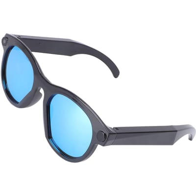 Lunettes Intelligentes IA avec Caméra 2MP HD Vidéo 1080P Traduction Temps Réel Contrôle Vocal 5.4 WiFi6 pour Vélo Voyage Réunions Enregistrement Vlog