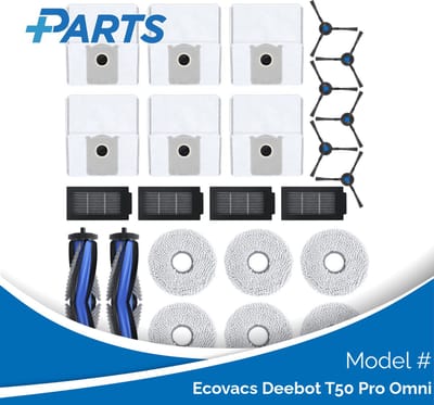 Ecovacs Deebot T50 Pro Omni Onderhoudsset (Plus.Parts® alternatief voor DKT060203)