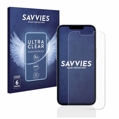 Savvies - Screenprotector voor Apple iPhone 13 Pro - Folie Beschermfolie transparant 6 Stuks