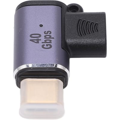 Magnetische Type C naar Type C Adapter L-vormig 40Gbps 100W Opladen 8K 120Hz 7680x4320 Type C Vrouwelijk naar