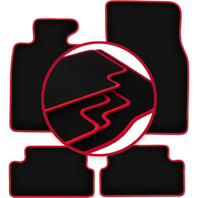 CARLUX-RED automatten voor: Mini Cooper II R57 cabriolet (2006-2013)
