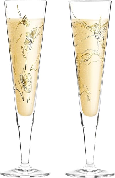 Luxe champagne glazen set