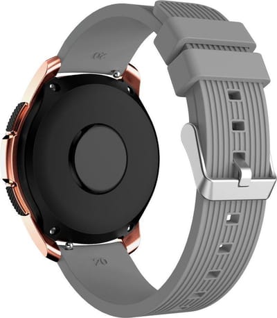 KELERINO. - Siliconen bandje geschikt voor Samsung Galaxy Active / 42 MM - Grijs