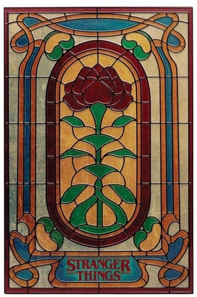 STRANGER THINGS - Creel House Stained Glass - Resin Plated - Decoratie