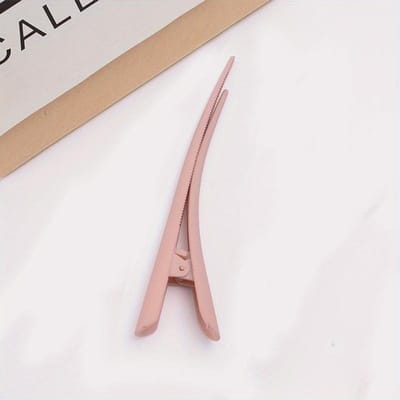 Nieuwe Mode Morandi Kleurige Gematteerde Haarclip, Eenvoudige Multifunctionele Hoornclip, Veelzijdige Haarclip voor Vrouwen in het Dagelijks Leven.