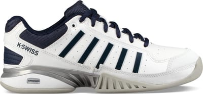 K-Swiss Receiver V Indoor Heren - Sportschoenen - Tennis - Smashcourt - White/Blue