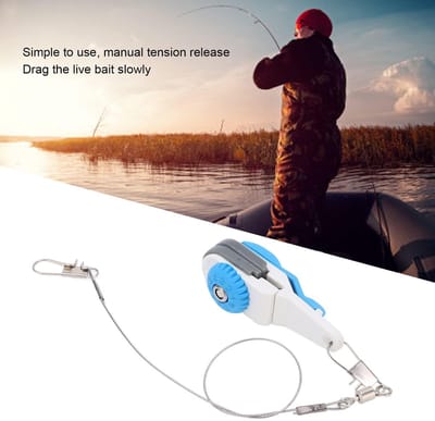 Dailygoods- Downrigger Clips - Verstelbare Spanning - Heavy Duty - Ontgrendelingsclips - Multifunctioneel - Geschikt voor Zout/Zoet Water - 2 Stuks - Visclip