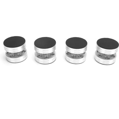 4 STKS Veer Luidspreker Spikes Geluidsdempende Voeten voor HiFi VersterkerLuidsprekerPlatenspelerSpelerZilver zilver
