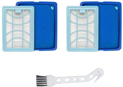 Geschikt voor Philips FC9732 FC9728 FC9735 Stofzuiger Accessoires - HEPA Filter Set Met Voorfilter & Uitfilter - Vervangings 滤芯 Met Reinigingsborstel