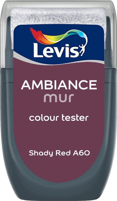 Levis - Muurverf Kleurtester Mat Mix - Shady Red A60 - Mengverf - 30 Ml