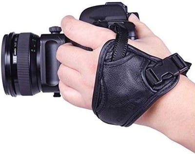 Leren handvat met polsband voor reflex camera - Bevestigingsriem voor SLR/DSLR - Camera accessoire