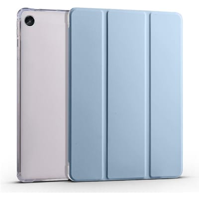 Étui Pour Lenovo Tab M10 Plus 3ème Génération Coque 10.6 pouces Silicone Souple avec Porte-Crayon Pour Xiaoxin Pad TB125FU 128FU M10 Plus Gen 3 10.6 bleu ciel
