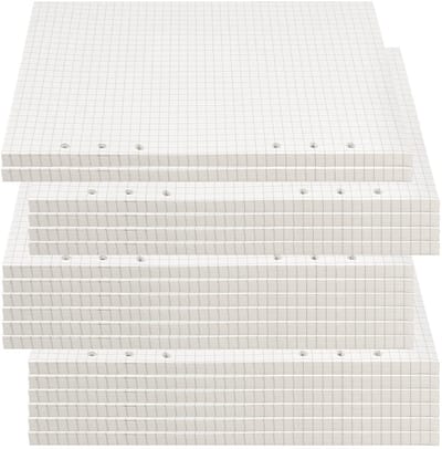 Dailygoods- Navulpapier A5 450 Vellen 100gsm - Geponst 6 - Gelinieerd