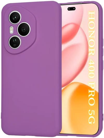 Hoesje geschikt voor HONOR 400 Pro - Techsuit Soft Flex Silicone Back Cover - Purple