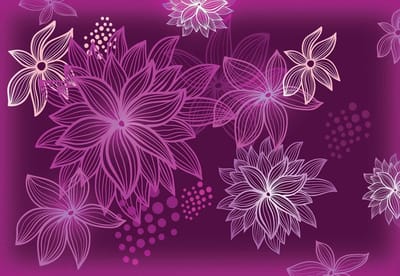 Fotobehang Flowers Forest Nature | XL - 208cm x 146cm | 130g/m2 Vlies