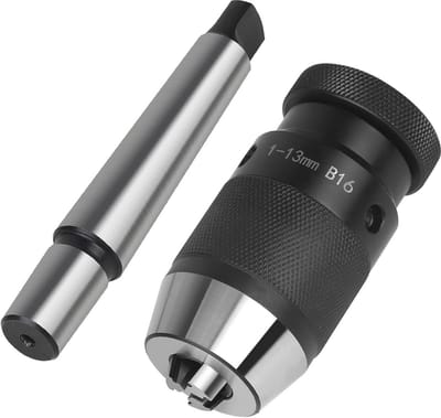 Snelspanboorhouder 1-13 mm met MT2 kegelstift voor tafelzuilboormachine