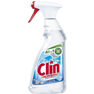 Spray Liquide Anti-Buée Clin pour Nettoyer les Fenêtres et les Miroirs 500ml