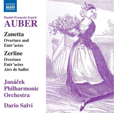 Dario Salvi, Janácek Philharmonic - Auber: Ouvertures (Vol. 5) : Zanetta - Zerline (CD)