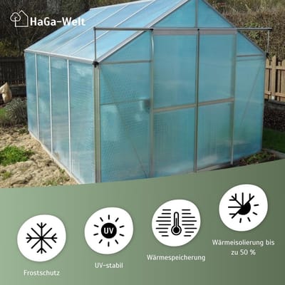 Thermische Isolatiefolie voor Tuinplanten en Broeikassen – 1,5m x 10m