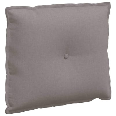 vidaXL - Rugkussen - Taupe - 200 - x - 19 - x - 50 - cm - Stof