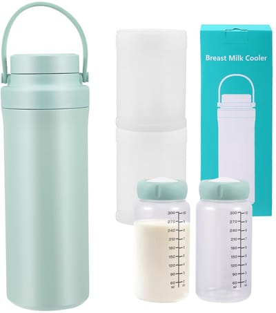 Dailygoods- Moedermelkkoeler 620 ml - Draagbare Koeltas - 360° Koeling - Voor Werkende Moeders - Hygiënische Opslag - Ideaal voor Reizen