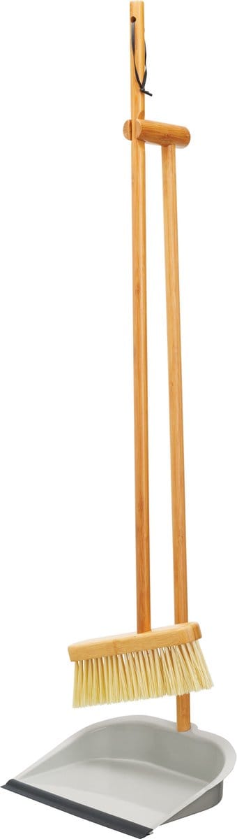 KitchenCraft Living Nostalgia Vintage-stijl stoffer en blik set - 25,5 x 23 x 99 cm (10" x 9" x 39")