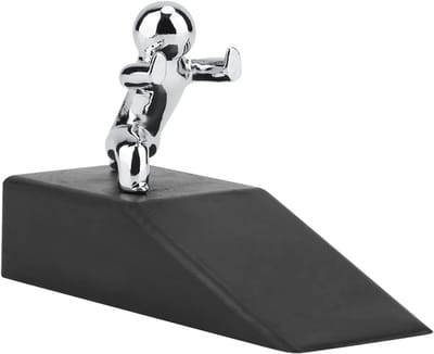 Deurstopper Rubber - Klem - Veiligheid Kinderen - Anti-collision - 11 x 7 x 5 cm - Zwart