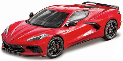 Maisto Chevrolet Corvette - Modelauto - Schaal 4,5" - Rood