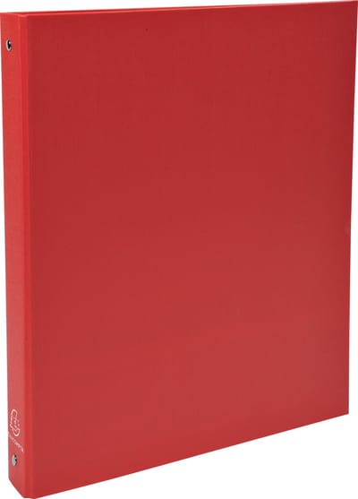 Exacompta 20x Ringband in PP met harde omslag - 4 ringen van 30mm - A4 - Rood - 51375E