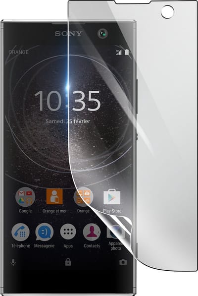 3mk, Geschikt voor Sony Xperia XA2, Schokbestendige Hydrogel Screenprotector, Transparant