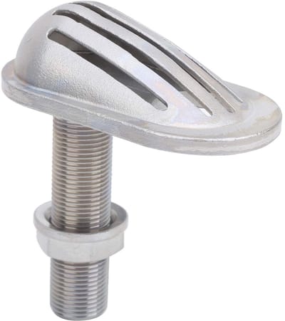 Dailygoods - Marine Boot Intake Sieve - Roestvrij Staal - Duurzaam - Water Intake Filter - Geschikt voor Yacht en Boot - Zilver