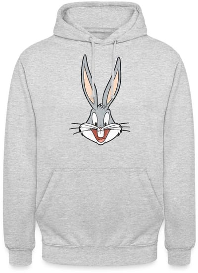 Looney Tunes Bugs Bunny Distressed Hoodie Unisex
