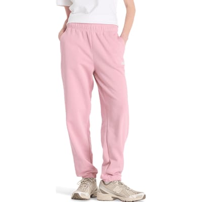 New Balance Terry Broeken Dames - Roze - Maat S - Katoen Jersey