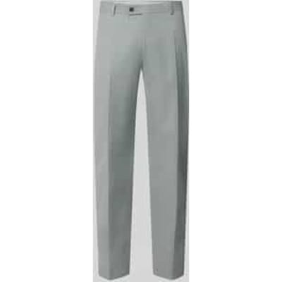 straight fit broek van scheerwolmix