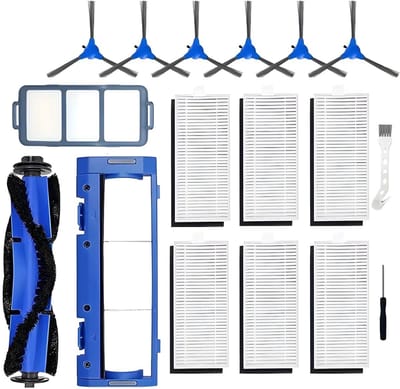 PolkaHome® Vervangingsset geschikt voor Robotstofzuiger Accessoires & Onderdelen – Geschikt voor Eufy RoboVac 11S, 11S Slim, 12, 15C, 15T, 25C, 30, 30C, 35C