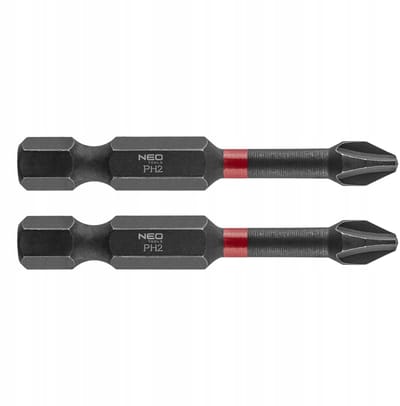 NEO TOOLS Slagbits PH2 x 50 mm - 2 Stuks