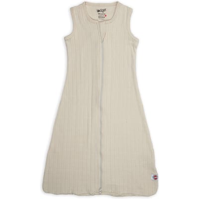 Lodger Hopper - Hydrofiele Slaapzak Baby - Creme - 0.3 TOG - 62cm - Biologisch Katoen - Zomerslaapzak & Babyslaapzak