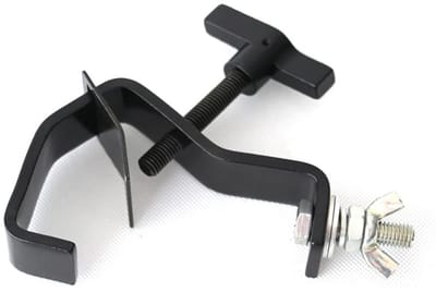 Dailygoody - Montageklem - Zwart - Aluminium - Lichtgewicht - Draagvermogen 40 kg - Geschikt voor podiumverlichting - Voor buisdiameter 35-51 mm