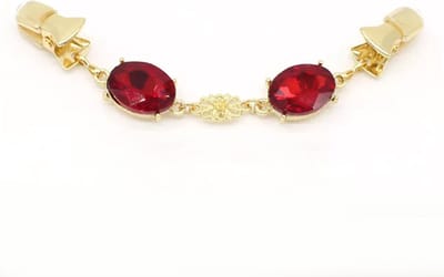 Vestsluiting -Red diamond - vestclip dames -vestsluiting dames - vestclip - vestsluiting vestclip - sjaalspeld - vestspeld - vestklem
