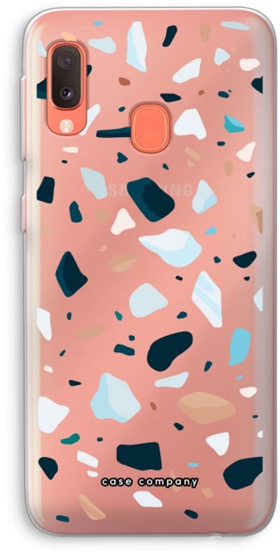 Case Company® - Hoesje geschikt voor Samsung Galaxy A20e hoesje - Terrazzo N°13 - Soft Cover Telefoonhoesje - Bescherming aan alle Kanten en Schermrand