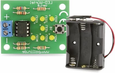 Elektronische Dobbelstenen - Dobbelbord - Spelplezier - Geen Verloren Dobbelstenen - 40x46 mm Printplaat - Groen