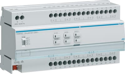 Hager TXM632C. Temperaturbereich in Betrieb: -5 - 45 °C. Produktfarbe: Grau, Internationale Schutzart (IP-Code): IP20. Höhe: 90 mm. Anzahl enthaltener Produkte: 1 Stück(e) (TXM632C)