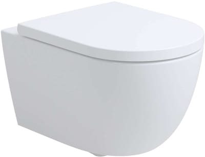kielle Oudee - Hangend toilet met SoftClose wc zitting, Rimless Vortex+, wit 30102005