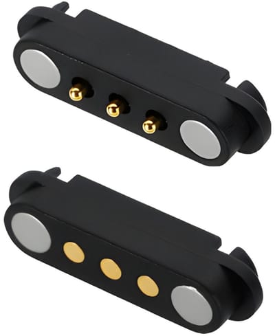 Alta-X - 3 Pin Pogo Magneet connector - Pogo plug - 3 Polige Magnetische connector